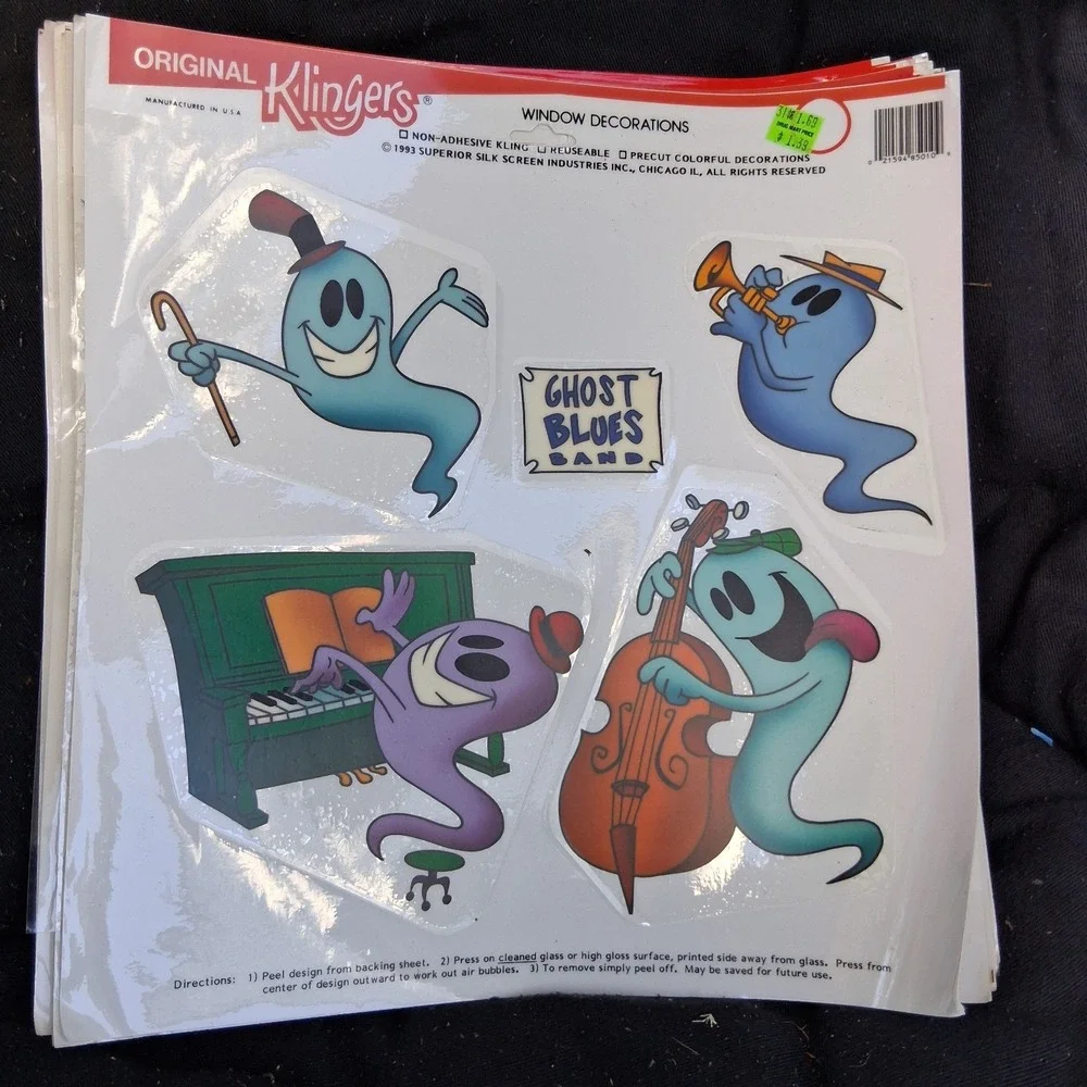 Vintage 90s Halloween Klingers Window Clings Lot Of 10 No Duplicates JOL...